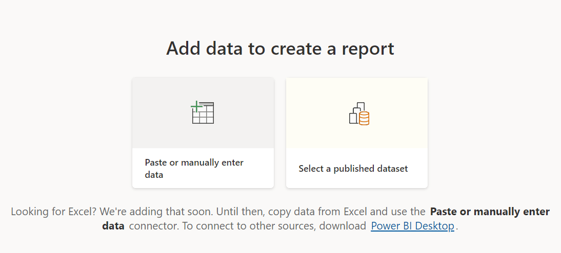 Report Options Available